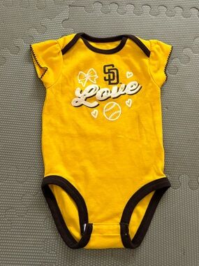 San Diego Padres baby girl onesie